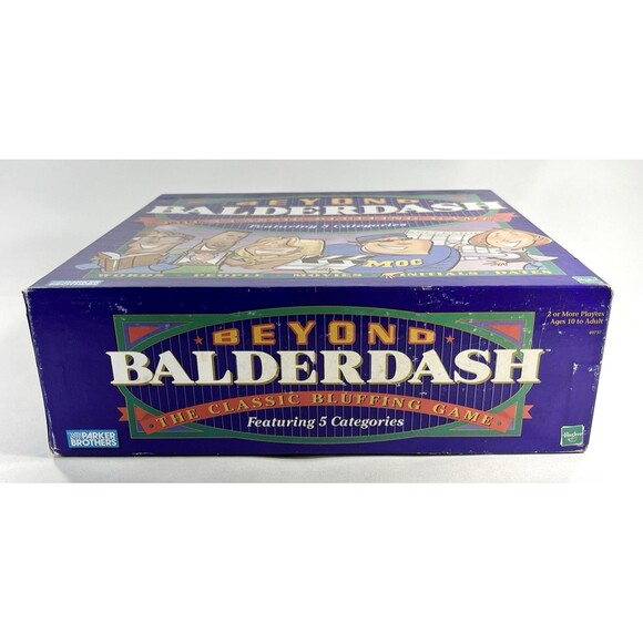 Parker Brothers Beyond Balderdash The Classic Bluffing Board Game 1997 Vintage - Picture 10 of 12